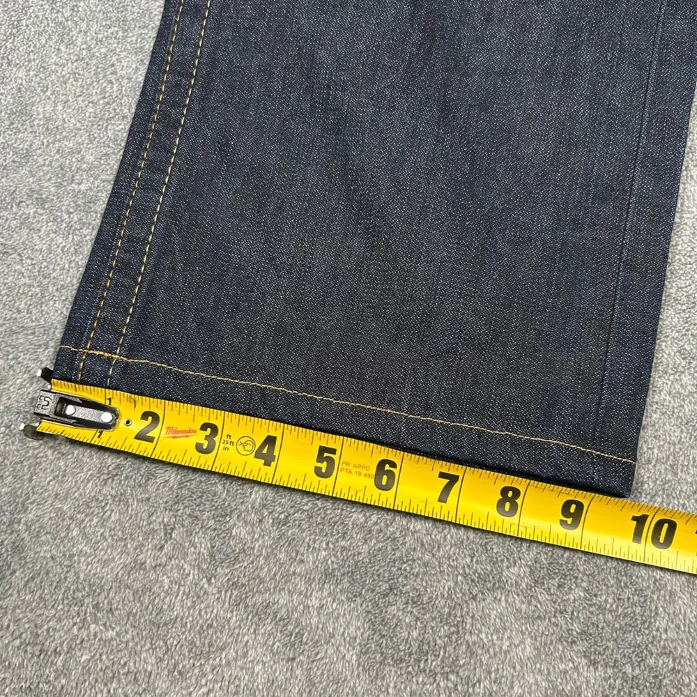 VTG True Religion Bobby Mens Dark Wash Straight Leg Jeans Men 38x28 USA Indigo